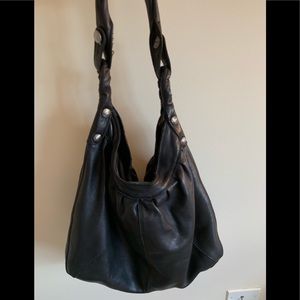 Lucky Brand Black leather bag good condition